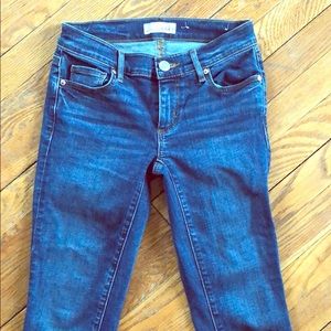Ann Taylor Loft, Skinny Crop Classic Wash Jeans